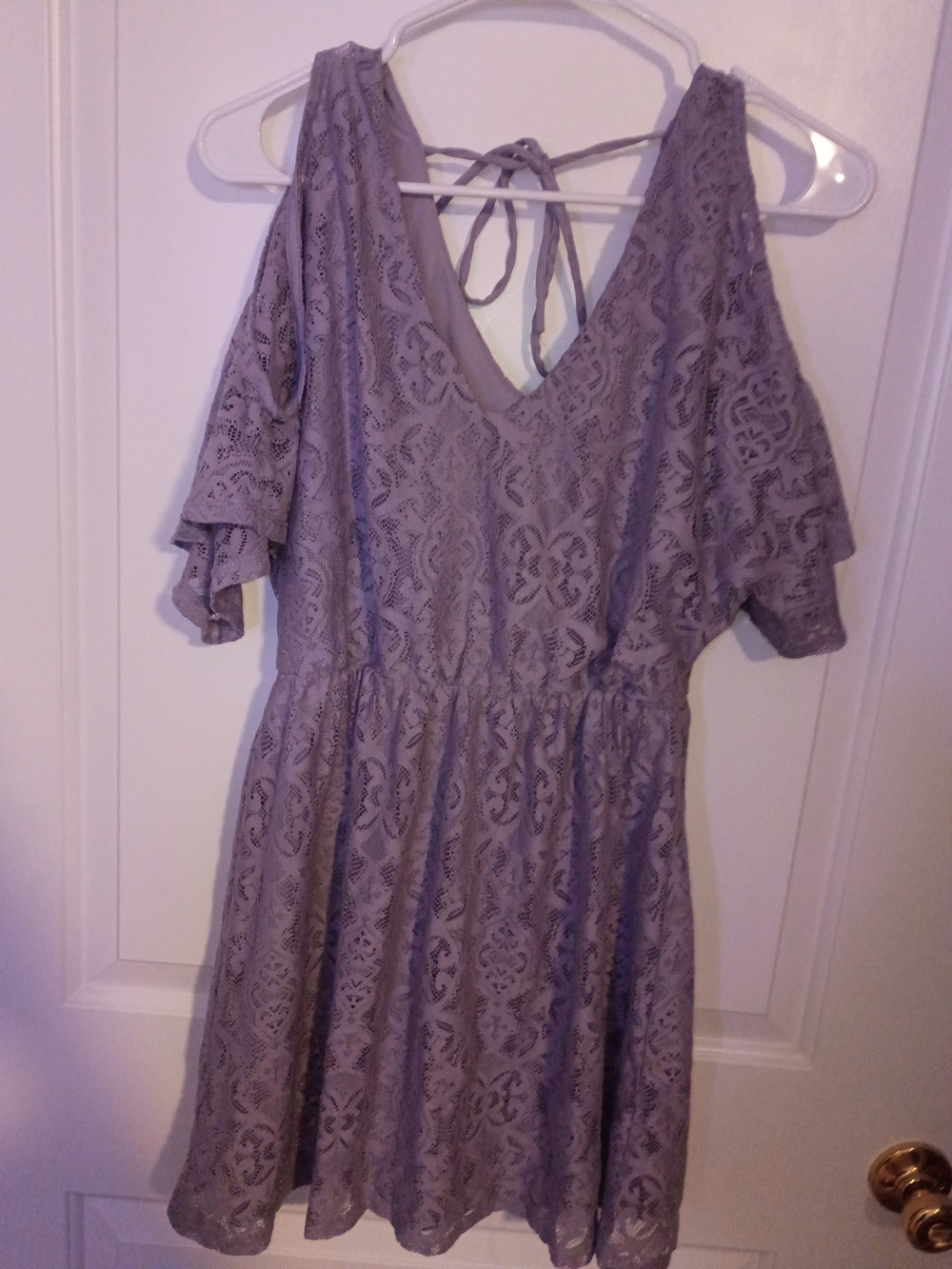Bailey Blue Lace Mini Dress in Purple Size Large